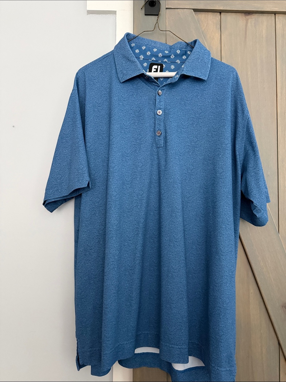 FootJoy Blue Heather Performance Polo - Men's